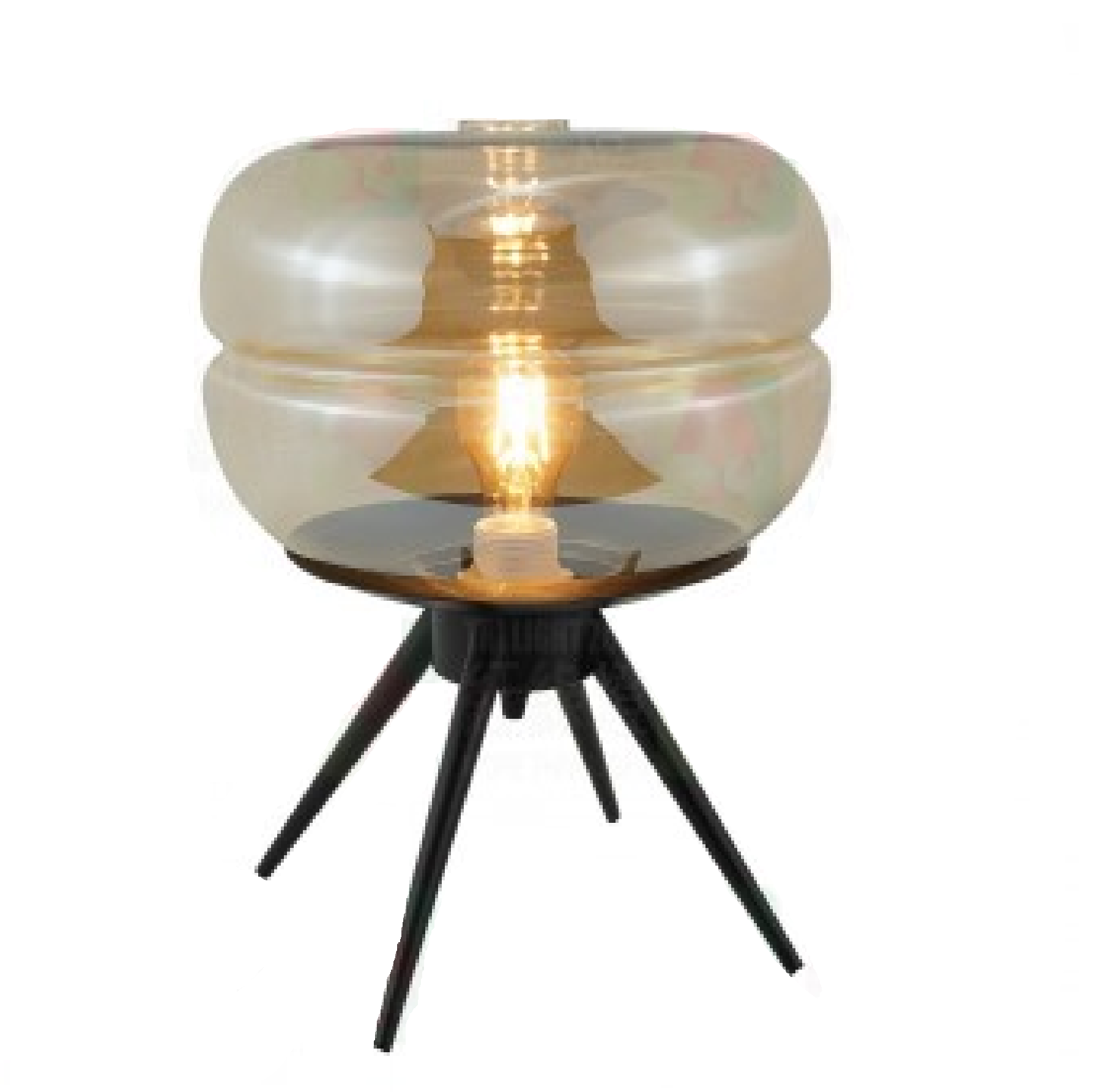 MIKA AMBER GLASS Table Lamp E27 T07-250DA